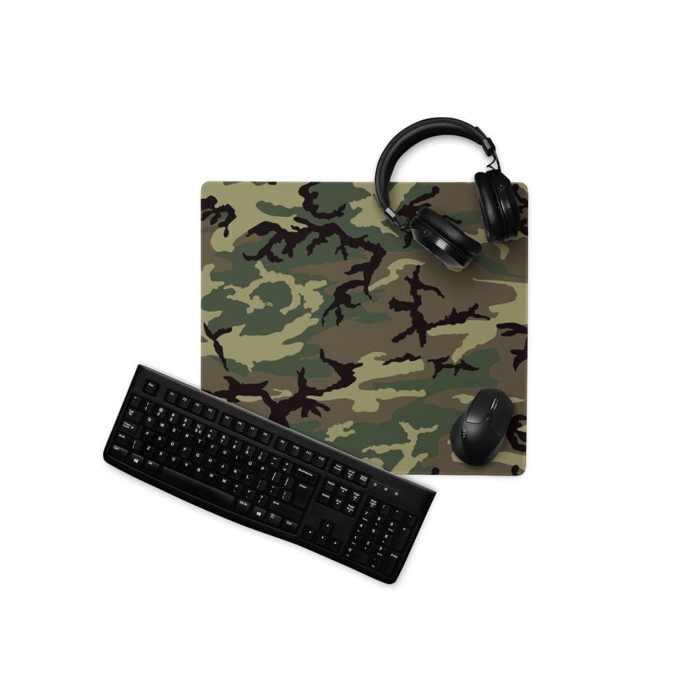 American ERDL Cold War RANGER Woodland CAMO Gaming mouse pad - 18″×16″