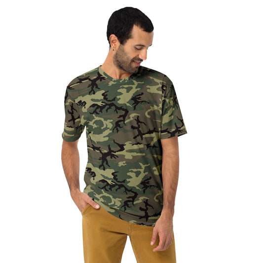 American ERDL Cold War RANGER Woodland CAMO Men’s t-shirt - Mens T-Shirt