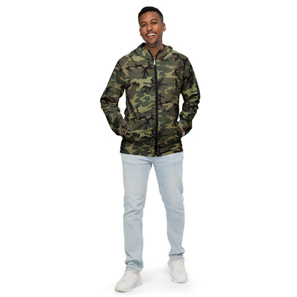 American ERDL Cold War RANGER Woodland CAMO Men’s windbreaker - Mens Windbreaker