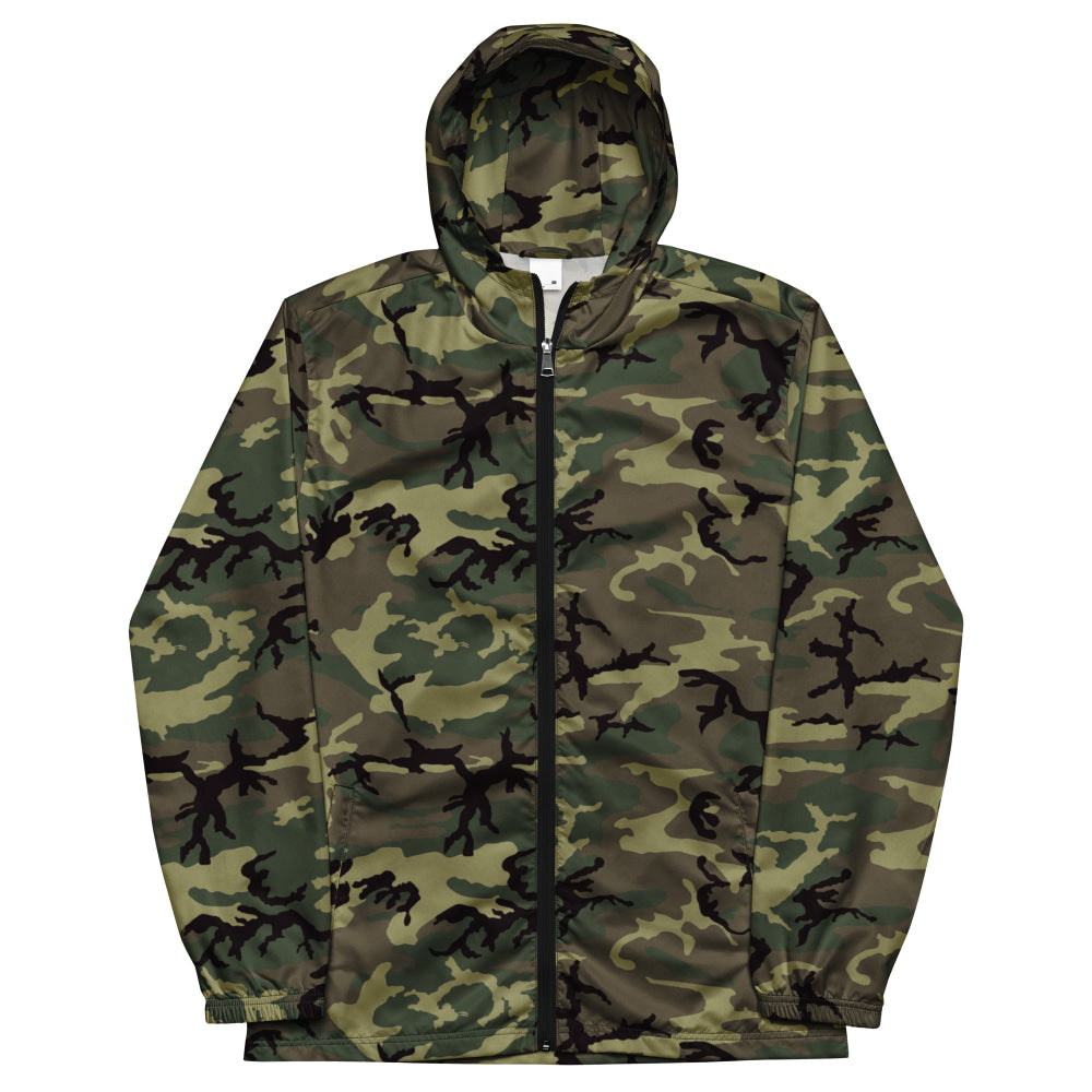 American ERDL Cold War RANGER Woodland CAMO Men’s windbreaker - Mens Windbreaker