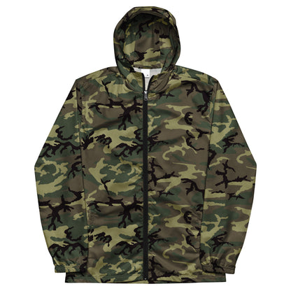 American ERDL Cold War RANGER Woodland CAMO Men’s windbreaker - Mens Windbreaker