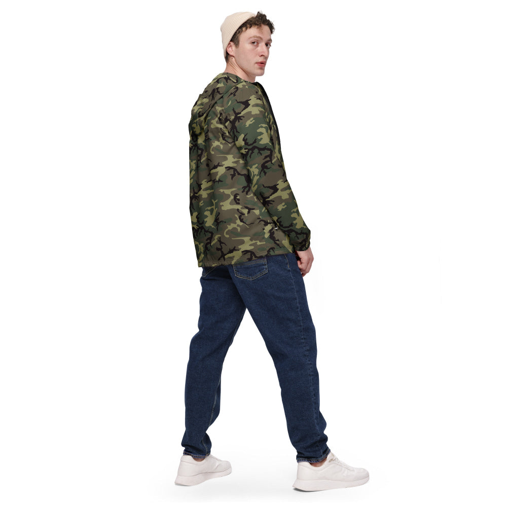 American ERDL Cold War RANGER Woodland CAMO Men’s windbreaker - Mens Windbreaker