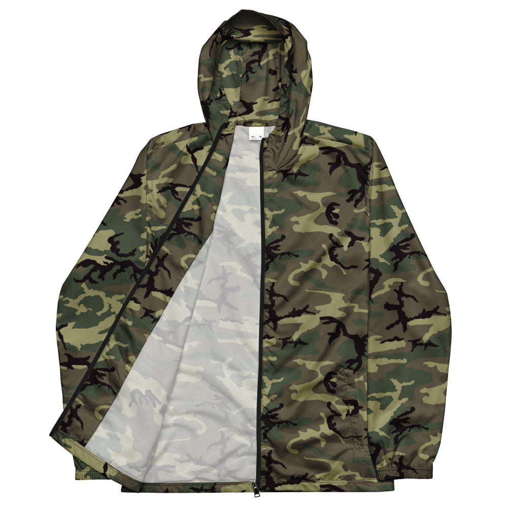 American ERDL Cold War RANGER Woodland CAMO Men’s windbreaker - Mens Windbreaker