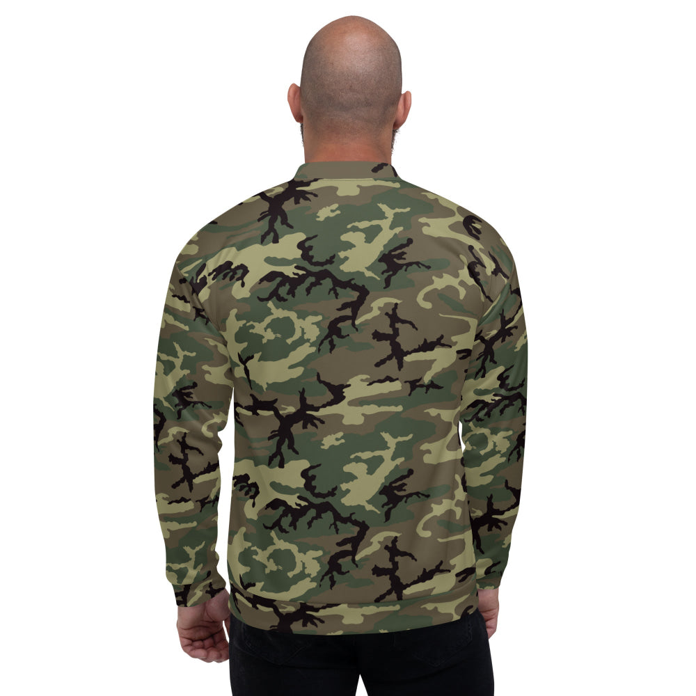 American ERDL Cold War RANGER Woodland CAMO Unisex Bomber Jacket