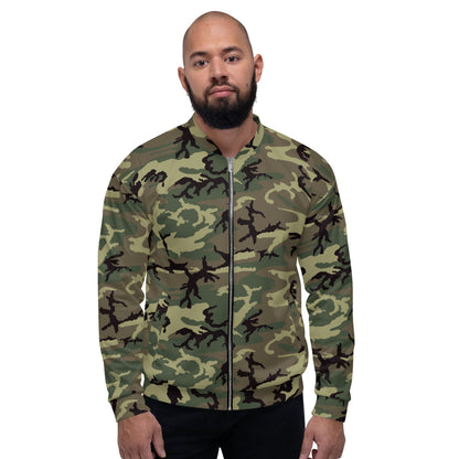 American ERDL Cold War RANGER Woodland CAMO Unisex Bomber Jacket