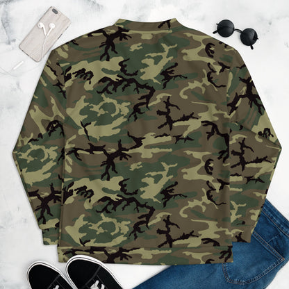 American ERDL Cold War RANGER Woodland CAMO Unisex Bomber Jacket