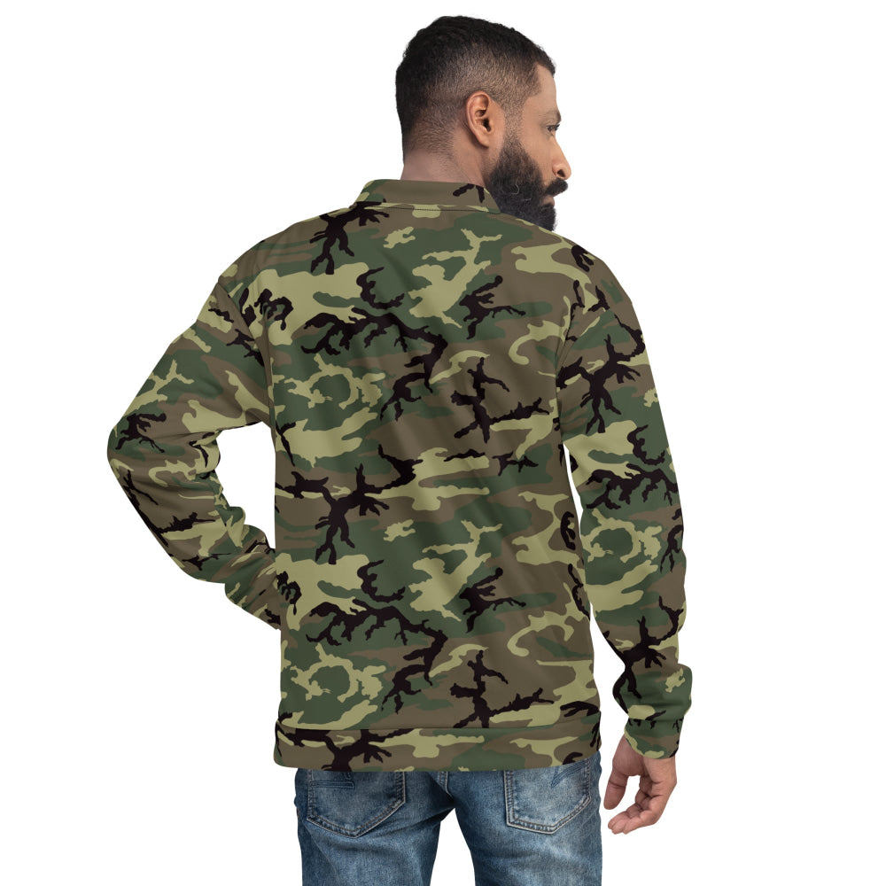 American ERDL Cold War RANGER Woodland CAMO Unisex Bomber Jacket