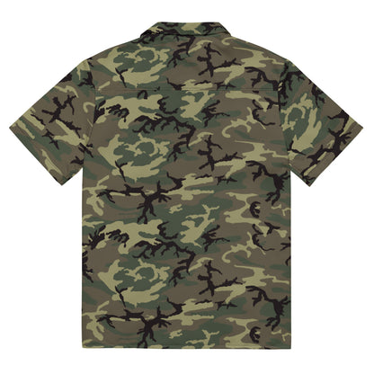 American ERDL Cold War RANGER Woodland CAMO Unisex button shirt - Button Shirt