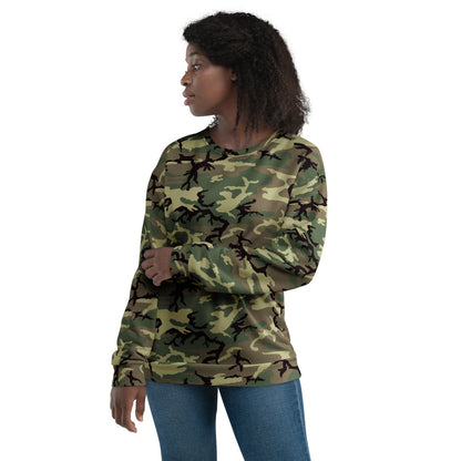 American ERDL Cold War RANGER Woodland CAMO Unisex Sweatshirt