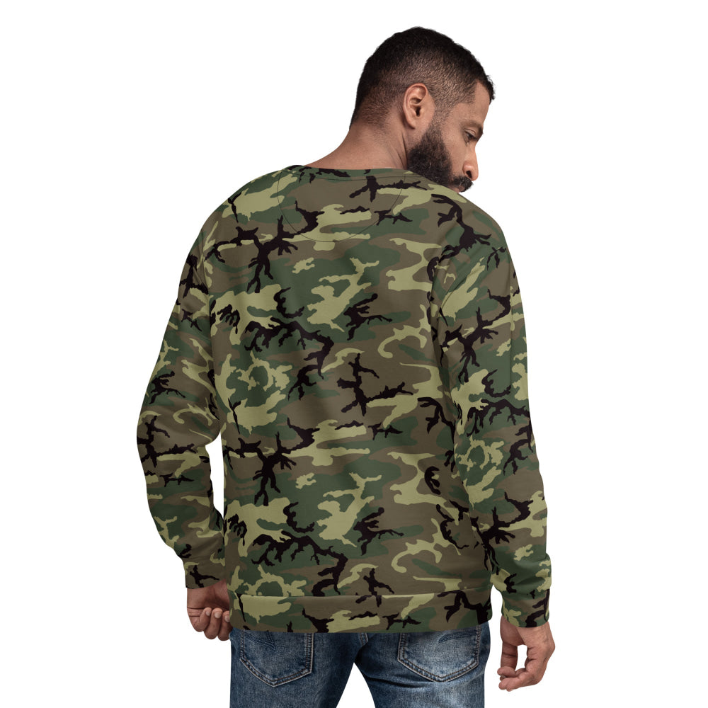 American ERDL Cold War RANGER Woodland CAMO Unisex Sweatshirt