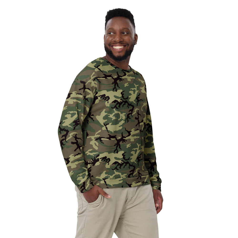 American ERDL Cold War RANGER Woodland CAMO Unisex Sweatshirt