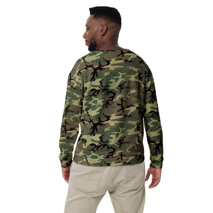 American ERDL Cold War RANGER Woodland CAMO Unisex Sweatshirt