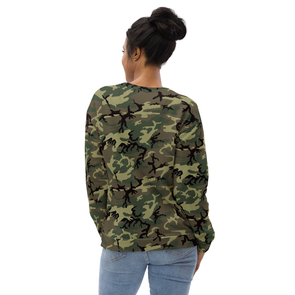 American ERDL Cold War RANGER Woodland CAMO Unisex Sweatshirt