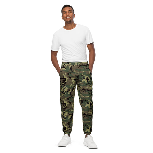 American ERDL Cold War RANGER Woodland CAMO Unisex track pants - XS - Track Pants