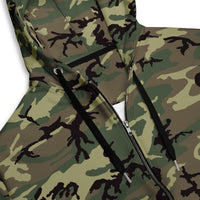 American ERDL Cold War RANGER Woodland CAMO Unisex zip hoodie