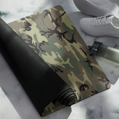 American ERDL Cold War RANGER Woodland CAMO Yoga mat - Mat