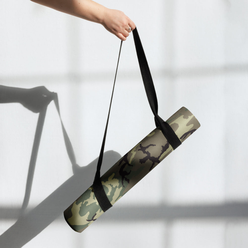 American ERDL Cold War RANGER Woodland CAMO Yoga mat - Mat