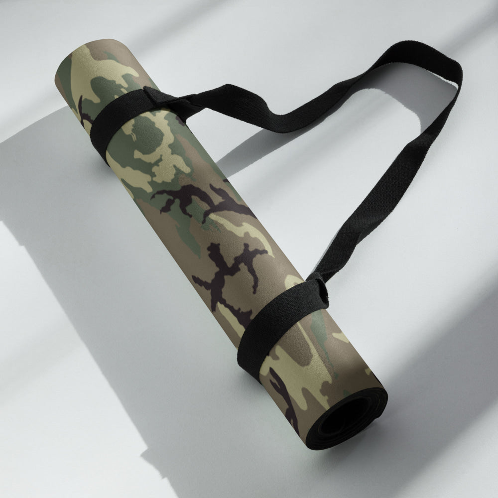 American ERDL Cold War RANGER Woodland CAMO Yoga mat - Mat