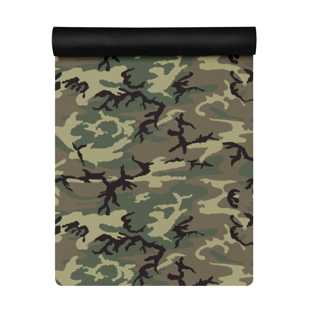 American ERDL Cold War RANGER Woodland CAMO Yoga mat - Mat