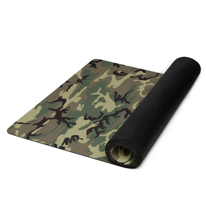 American ERDL Cold War RANGER Woodland CAMO Yoga mat - Mat