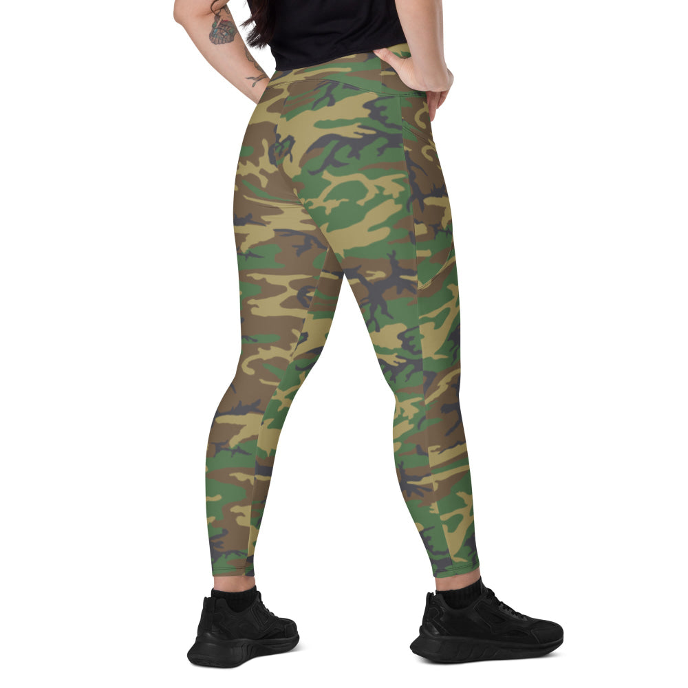 American ERDL Highland CAMO Leggings with pockets - 2XS - Womens With Pockets