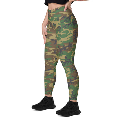 American ERDL Highland CAMO Leggings with pockets - Womens With Pockets