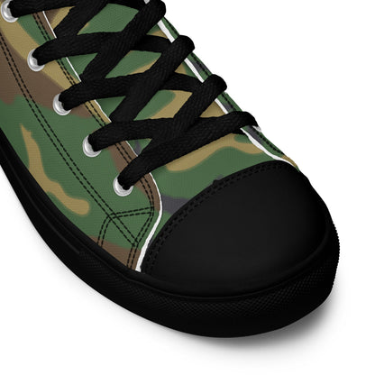 American ERDL Highland CAMO Men’s high top canvas shoes - Mens High Top Canvas Shoes