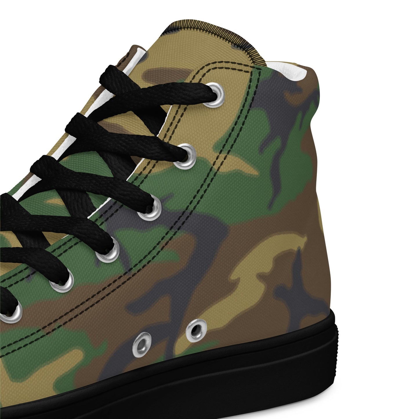 American ERDL Highland CAMO Mens high top canvas shoes - High Top Canvas Shoes