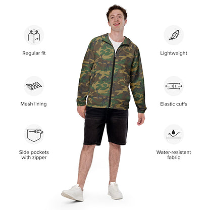 American ERDL Highland CAMO Men’s windbreaker - Mens Windbreaker