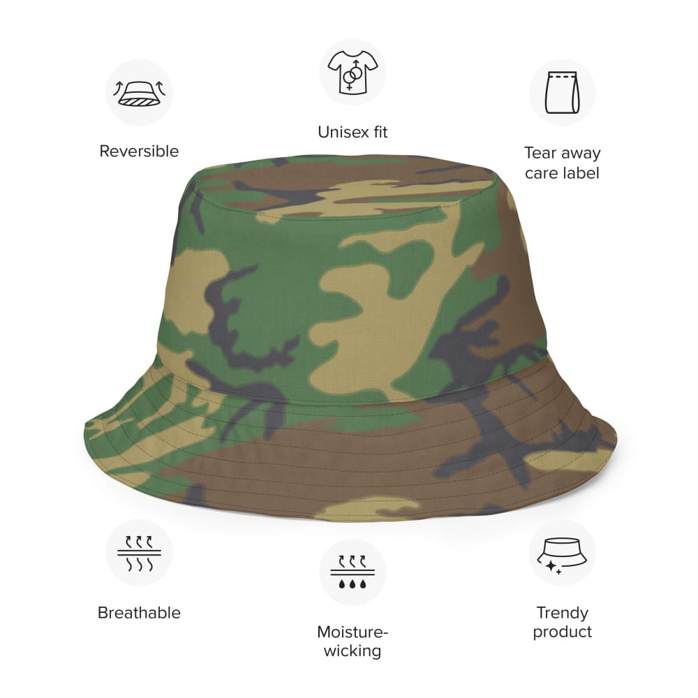 American ERDL Highland CAMO Reversible bucket hat