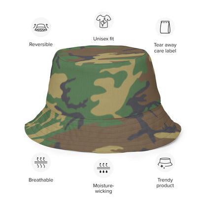 American ERDL Highland CAMO Reversible bucket hat - Bucket Hat