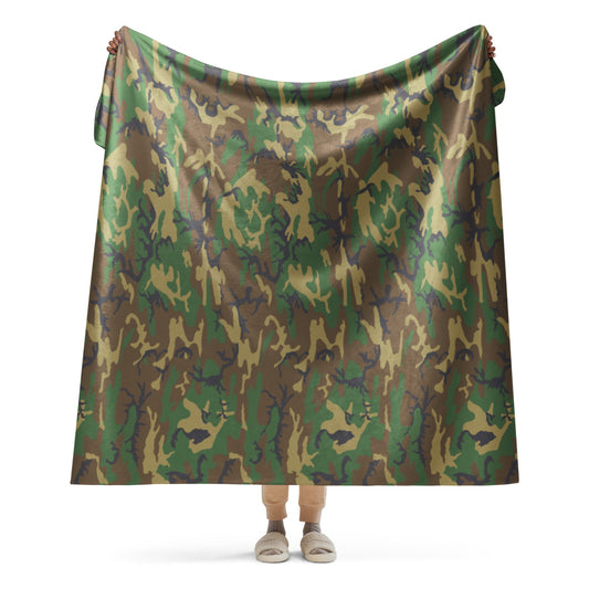 American ERDL Highland CAMO Sherpa blanket - 60″×80″ - Blanket