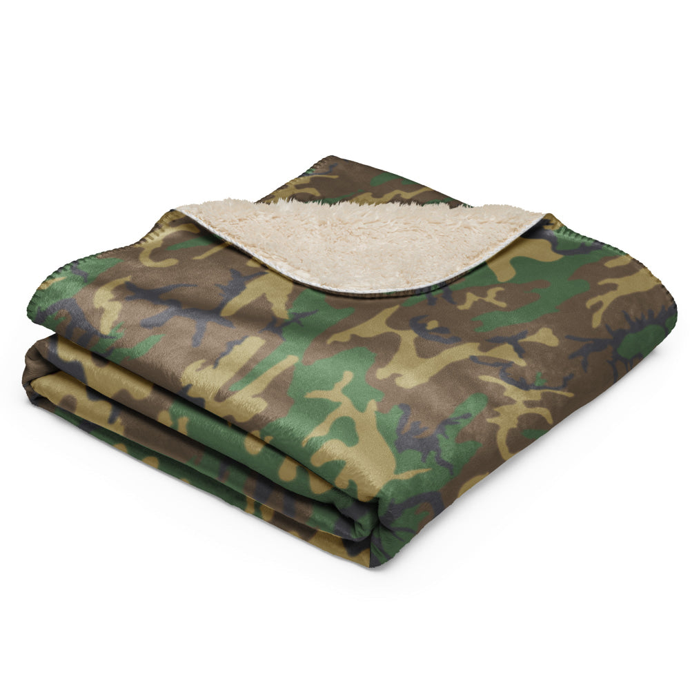 American ERDL Highland CAMO Sherpa blanket - Blanket