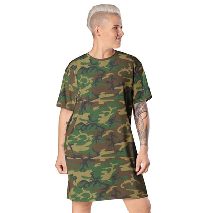 American ERDL Highland CAMO T-shirt dress - 2XS - Womens T-Shirt Dress