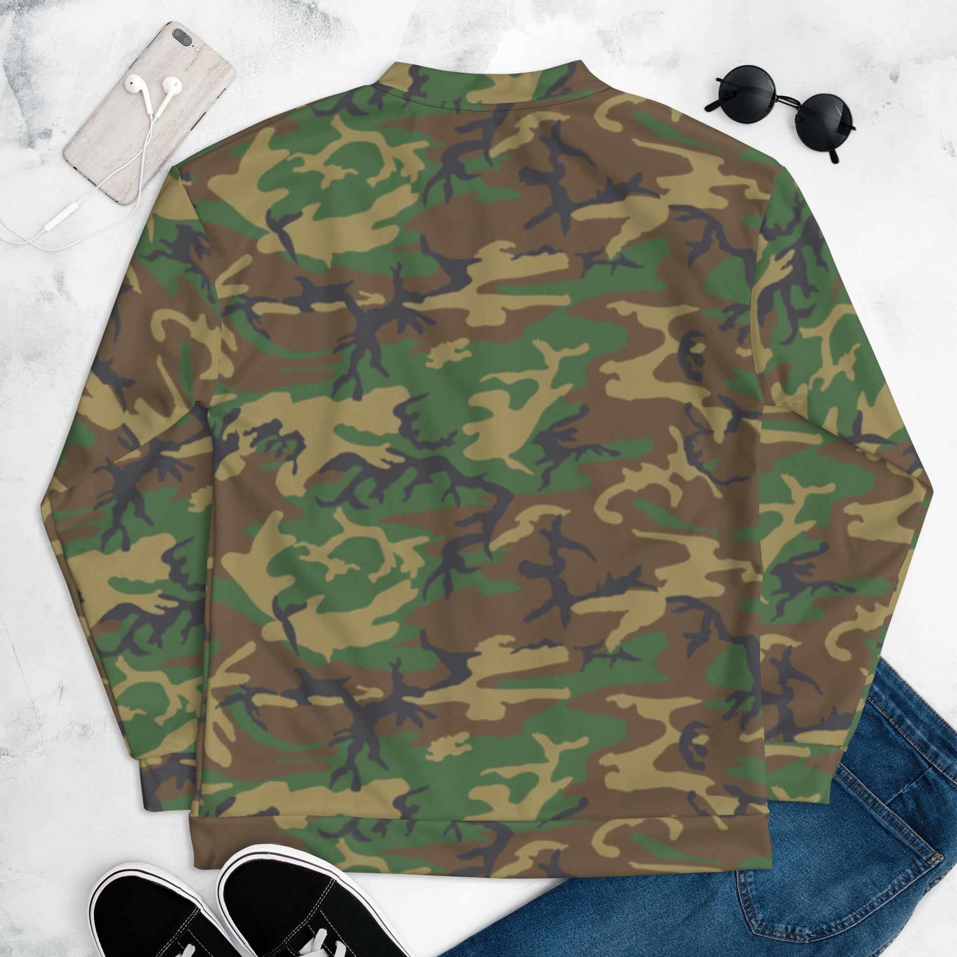 American ERDL Highland CAMO Unisex Bomber Jacket - Jackets