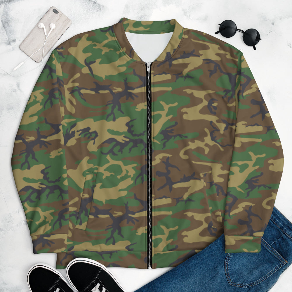 American ERDL Highland CAMO Unisex Bomber Jacket - XS