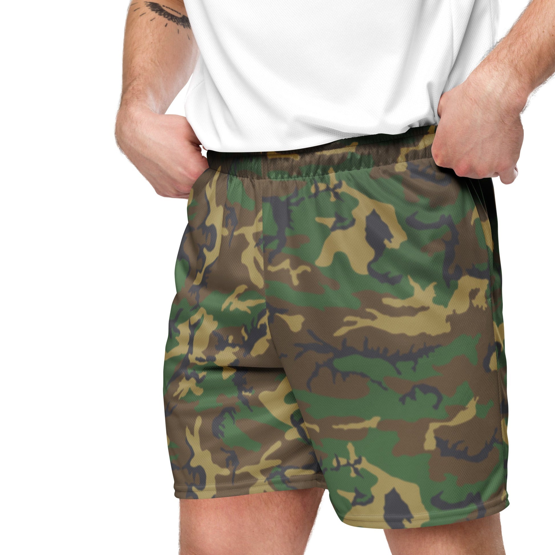 American ERDL Highland CAMO Unisex mesh shorts - Mesh Shorts