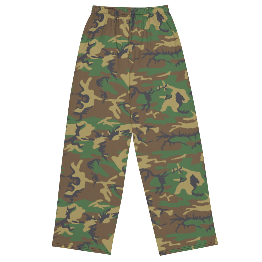 American ERDL Highland CAMO unisex wide-leg pants - Unisex Wide-Leg Pants