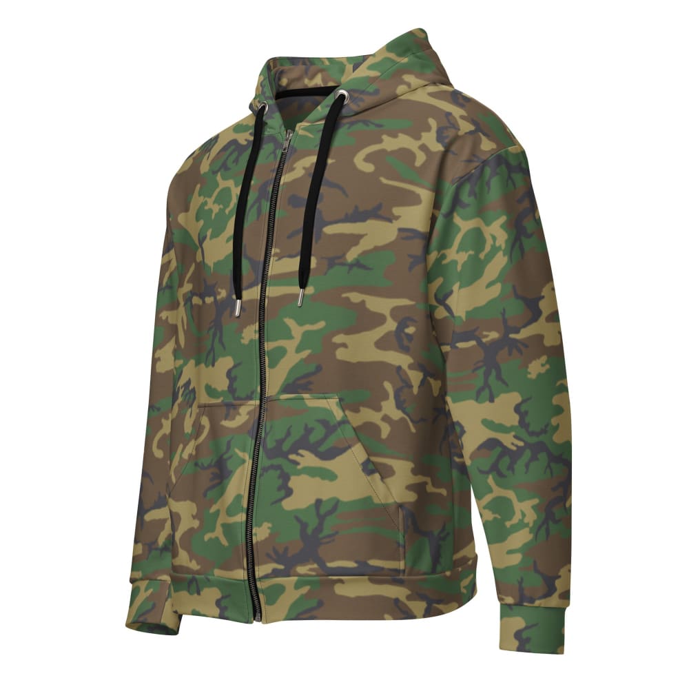 CAMO HQ - American ERDL Highland CAMO Unisex zip hoodie