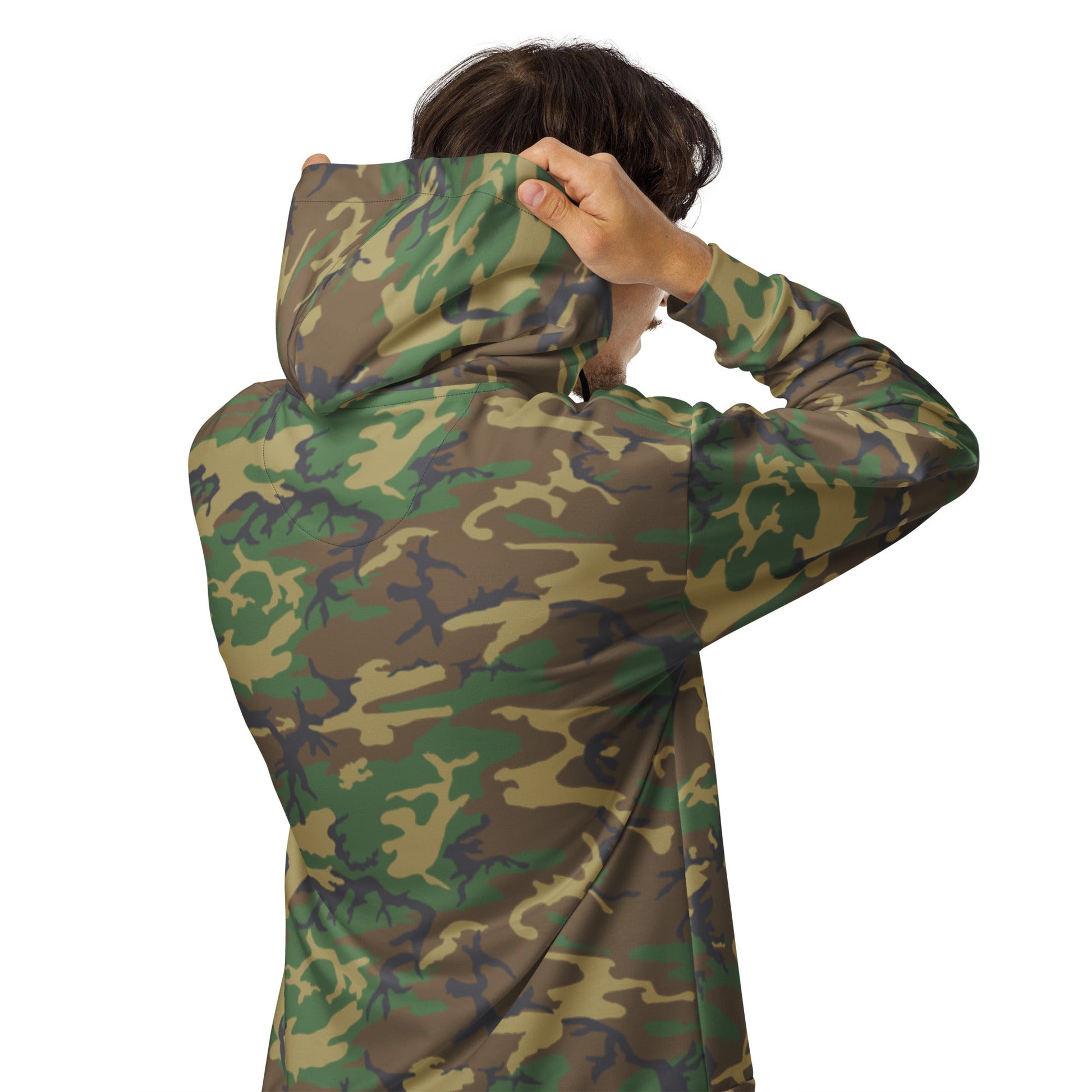 American ERDL Highland CAMO Unisex zip hoodie Zip Hoodies