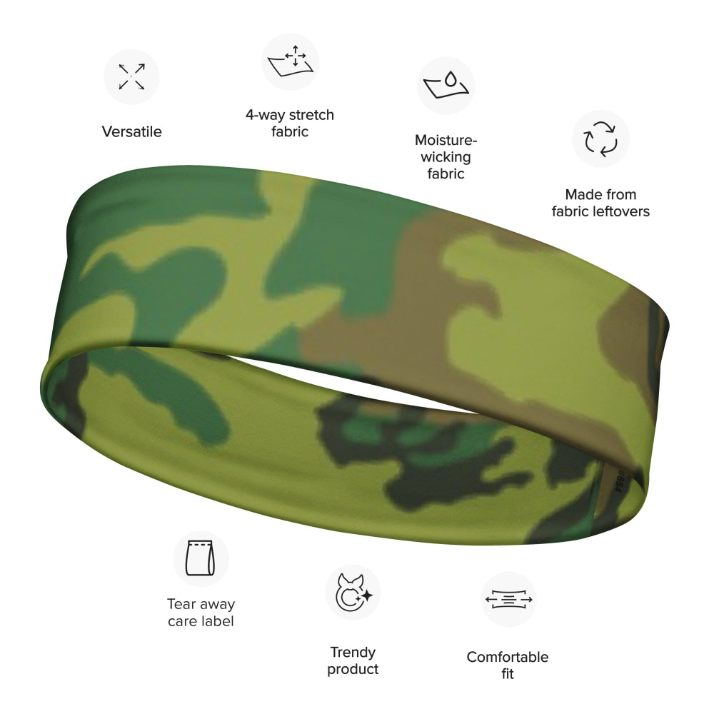 American ERDL Lowland CAMO Headband - M