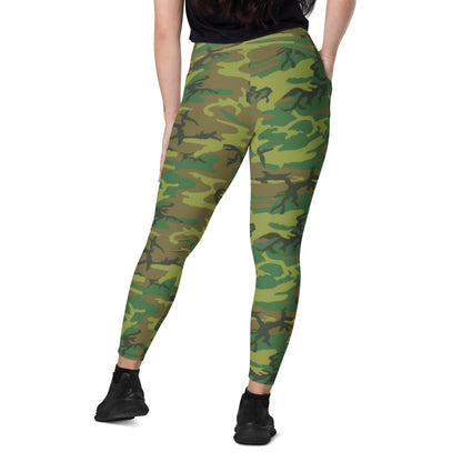 American ERDL Lowland CAMO Leggings with pockets - Womens With Pockets