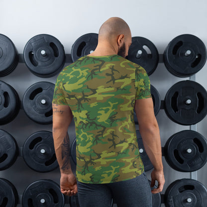 American ERDL Lowland CAMO Mens Athletic T-shirt - T-Shirts