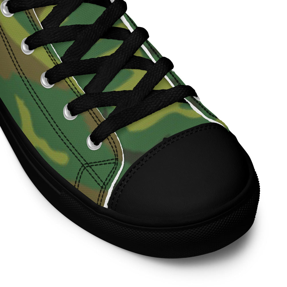 American ERDL Lowland CAMO Men’s high top canvas shoes - Mens High Top Canvas Shoes