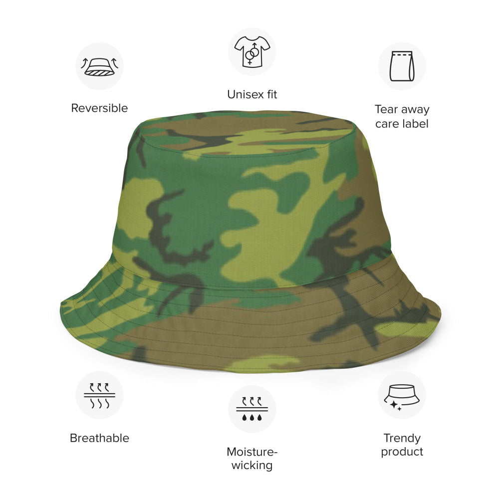 American ERDL Lowland CAMO Reversible bucket hat - Bucket Hat