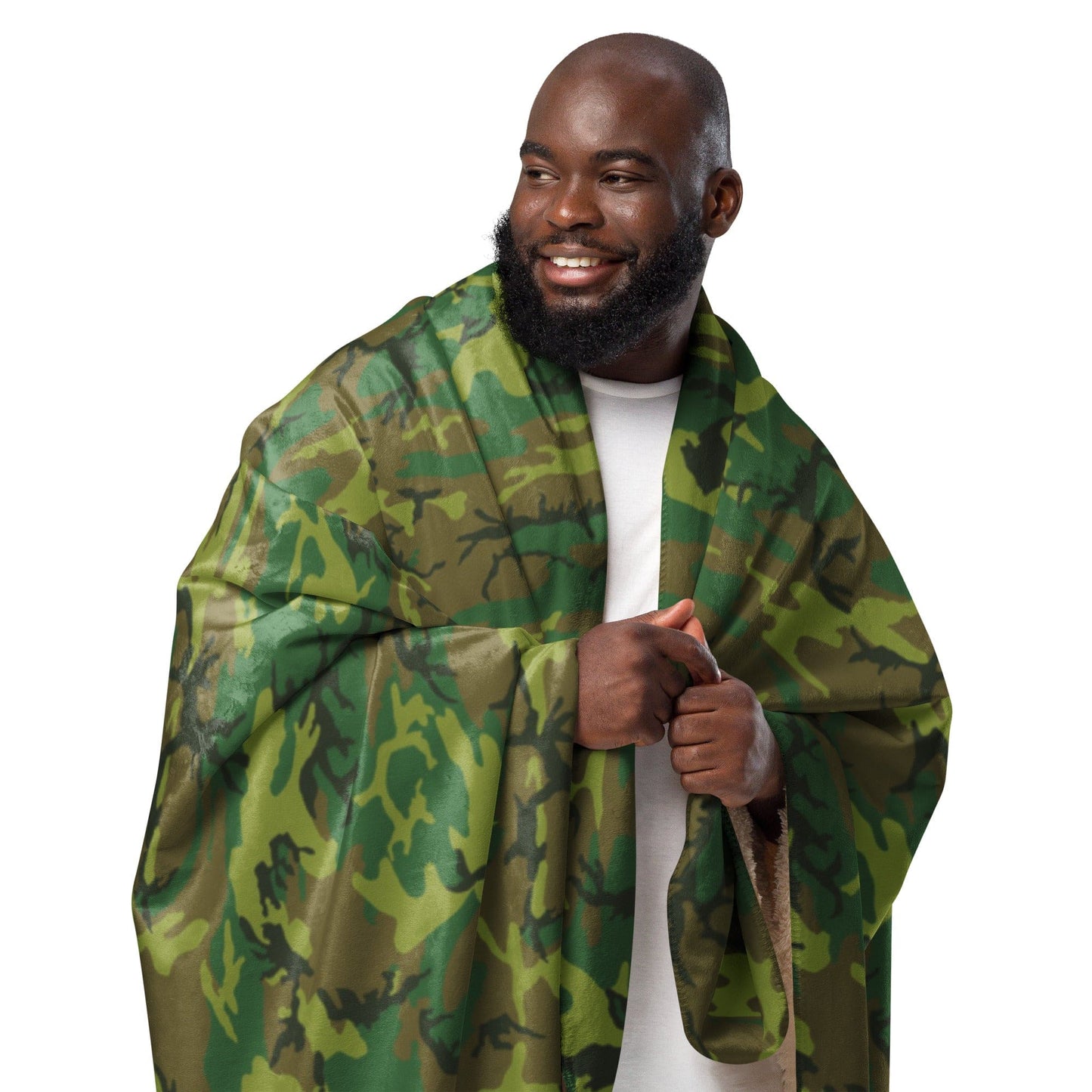 American ERDL Lowland CAMO Sherpa blanket - Blanket