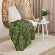 American ERDL Lowland CAMO Sherpa Blanket