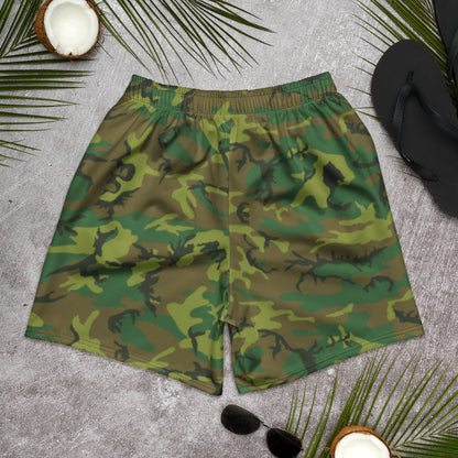American ERDL Lowland CAMO Unisex Athletic Long Shorts
