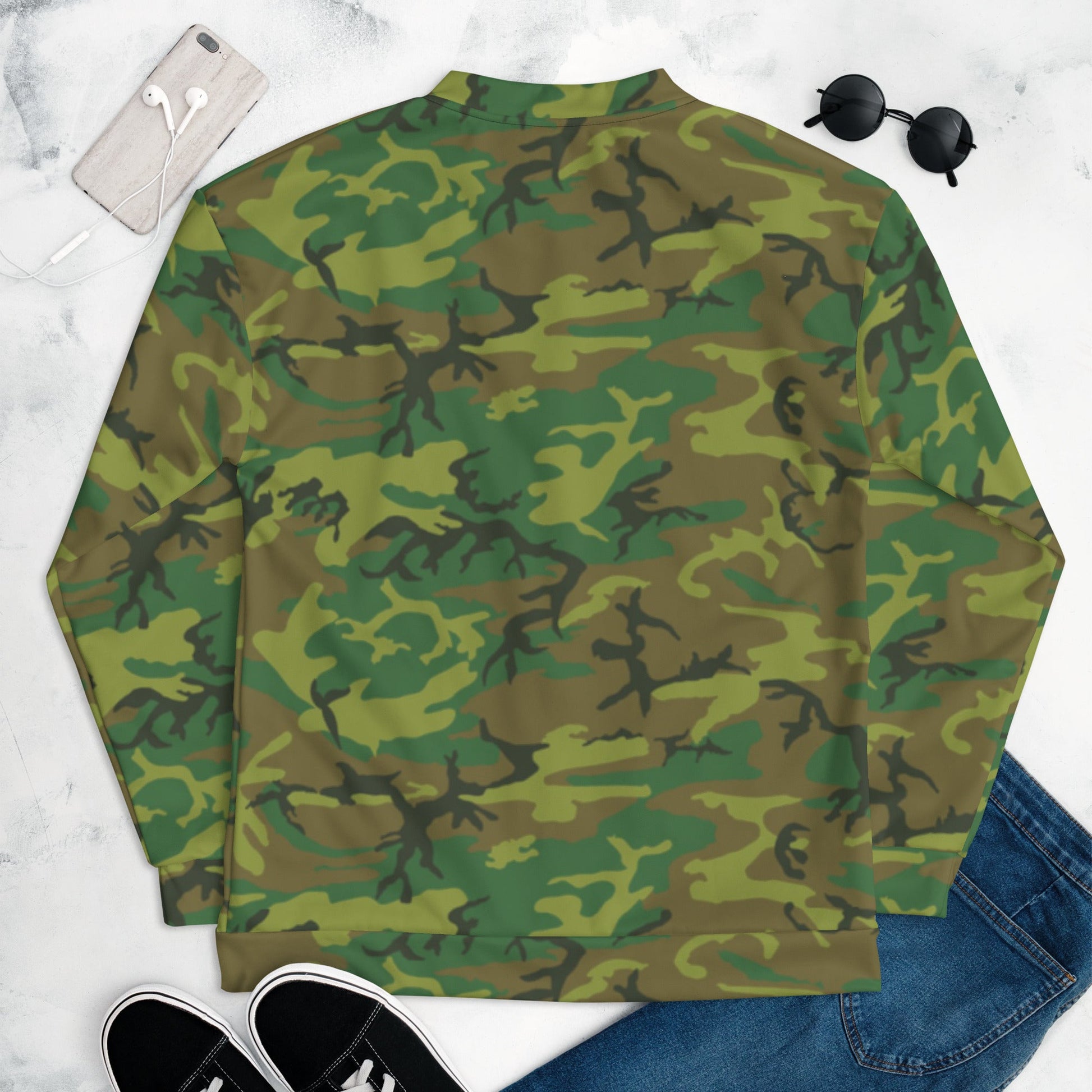 American ERDL Lowland CAMO Unisex Bomber Jacket - Jackets
