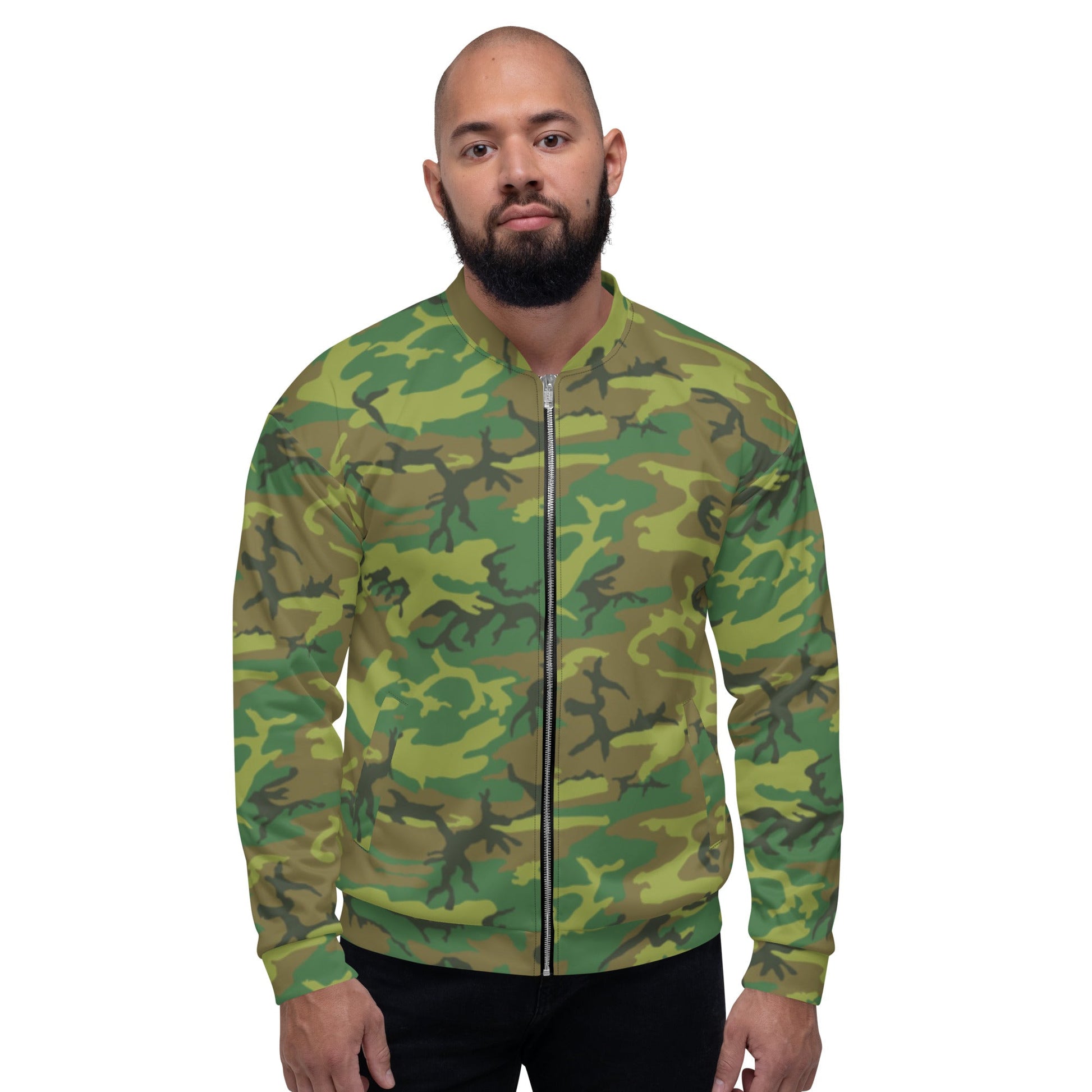American ERDL Lowland CAMO Unisex Bomber Jacket - Jackets